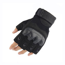 Load image into Gallery viewer, Tactical Combat Half Finger Gloves For Hiking Cycling Military Airsoft Men's Fingerless Gloves Hard Knuckle Protection Gloves